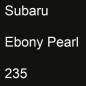 Preview: Subaru, Ebony Pearl, 235.